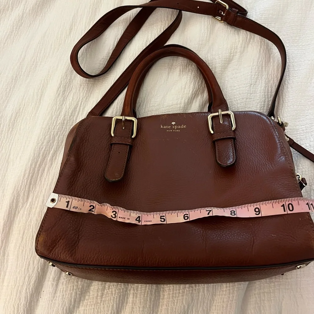 Kate Spade Rich Brown Satchel - Picture 2 of 4